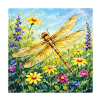 PatternPly® Transparent Insect Series Volume 1 Dragonflies 8 art scene artwork