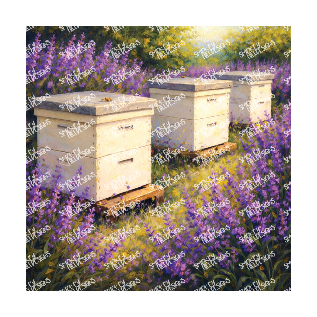 PatternPly® Full Coverage Insect Series Volume 2 Honeybees 12 art scene artwork