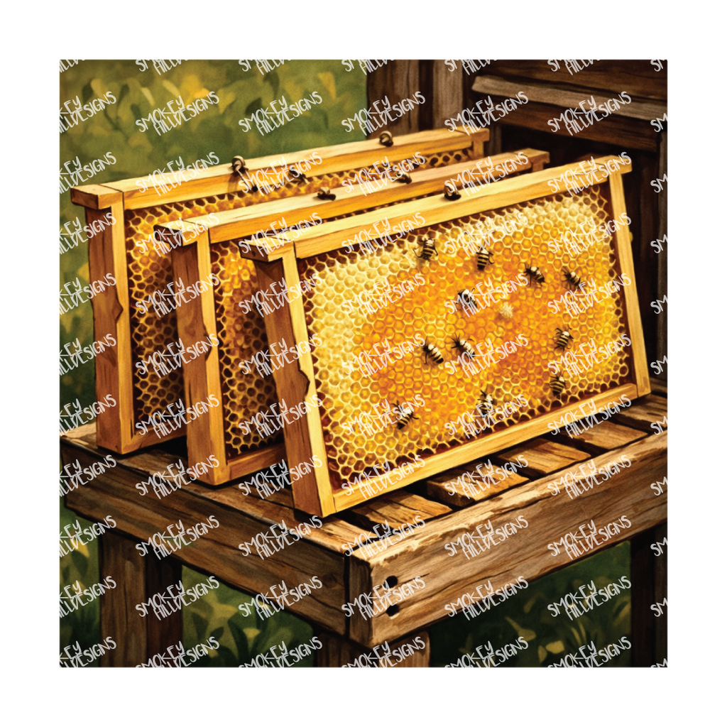 PatternPly® Transparent Insect Series Volume 2 Honeybees 13 art scene artwork