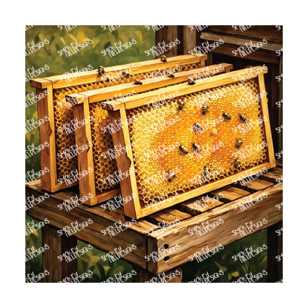 PatternPly® Transparent Insect Series Volume 2 Honeybees 13 art scene artwork