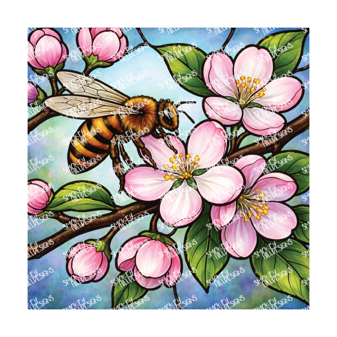 PatternPly® Full Coverage Insect Series Volume 2 Honeybees 18 art scene artwork