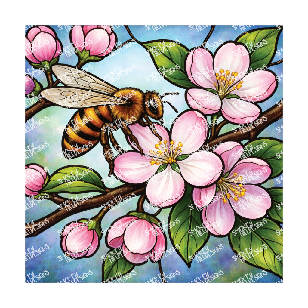 PatternPly® Transparent Insect Series Volume 2 Honeybees 18 art scene artwork