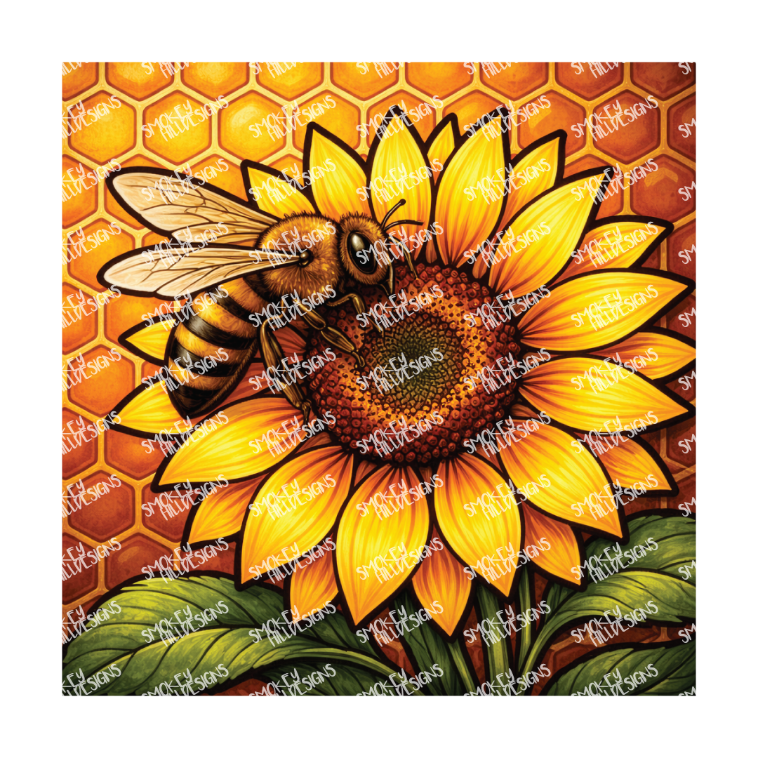 PatternPly® Full Coverage Insect Series Volume 2 Honeybees 19 art scene artwork