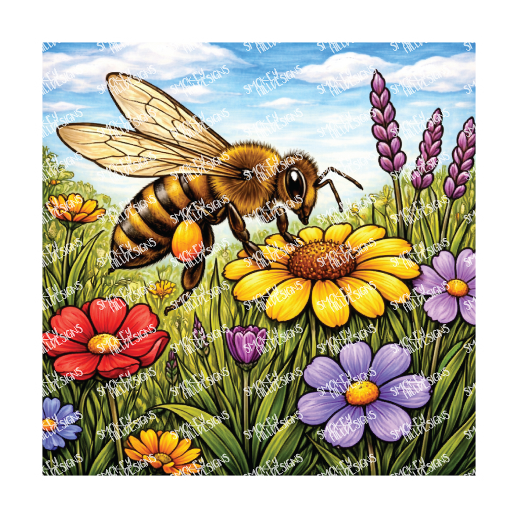 PatternPly® Transparent Insect Series Volume 2 Honeybees 2 art scene artwork