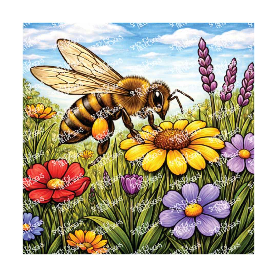 PatternPly® Transparent Insect Series Volume 2 Honeybees 2 art scene artwork