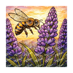 PatternPly® Transparent Insect Series Volume 2 Honeybees 32 art scene artwork