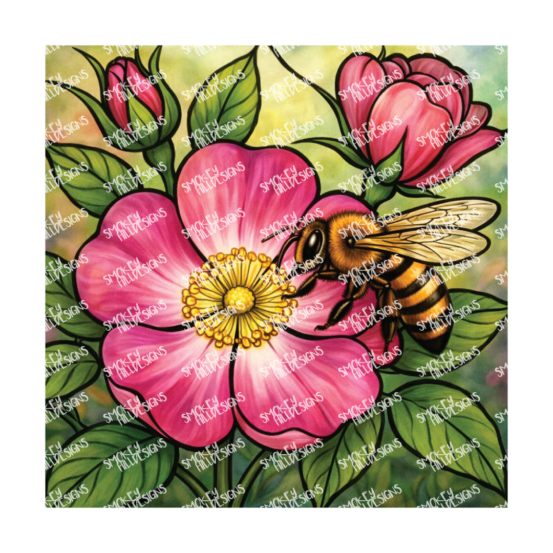 PatternPly® Full Coverage Insect Series Volume 2 Honeybees 4 art scene artwork
