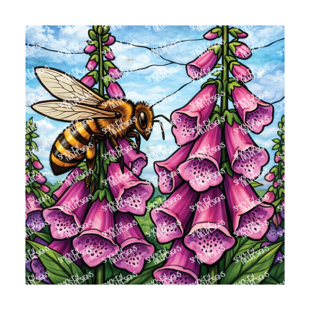 PatternPly® Transparent Insect Series Volume 2 Honeybees 5 art scene artwork