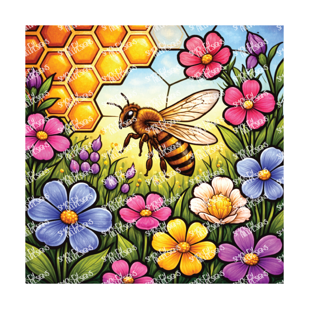 PatternPly® Transparent Insect Series Volume 2 Honeybees 6 art scene artwork