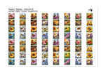 PatternPly® Full Coverage Insect Series Volume 2 Honeybees Teeny Sampler: sampler sheet of small art scene designs