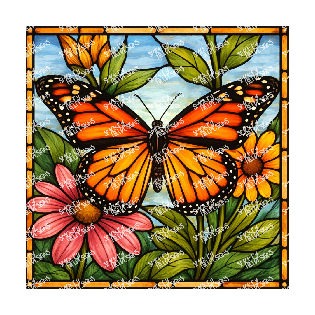 PatternPly® Transparent Insect Series Volume 3 Butterfly 10 art scene artwork
