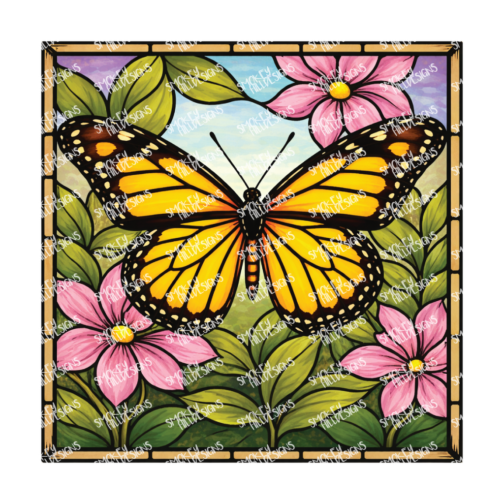 PatternPly® Transparent Insect Series Volume 3 Butterfly 11 art scene artwork