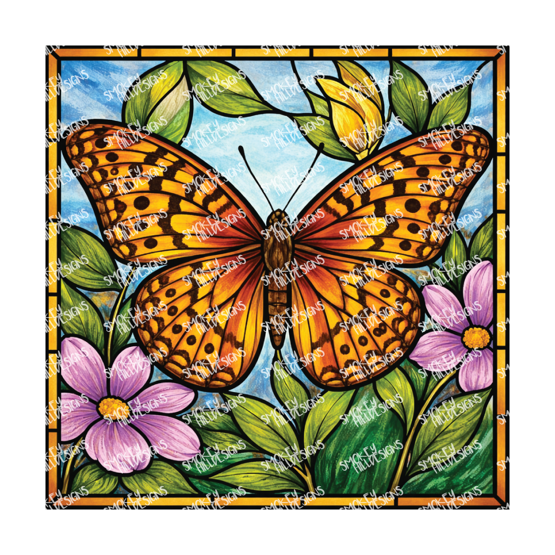 PatternPly® Full Coverage Insect Series Volume 3 Butterfly 13 art scene artwork