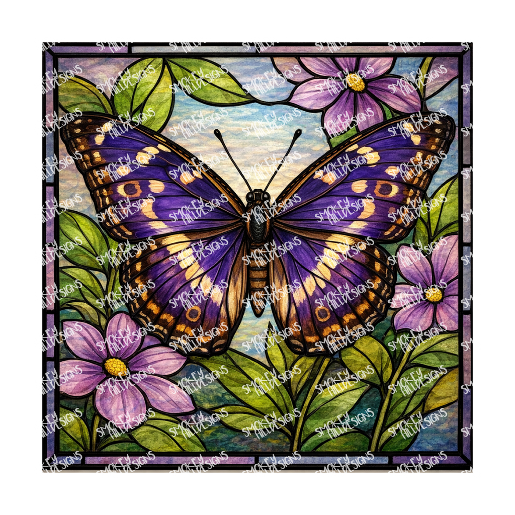 PatternPly® Transparent Insect Series Volume 3 Butterfly 15 art scene artwork