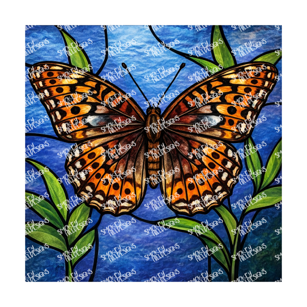 PatternPly® Transparent Insect Series Volume 3 Butterfly 18 art scene artwork