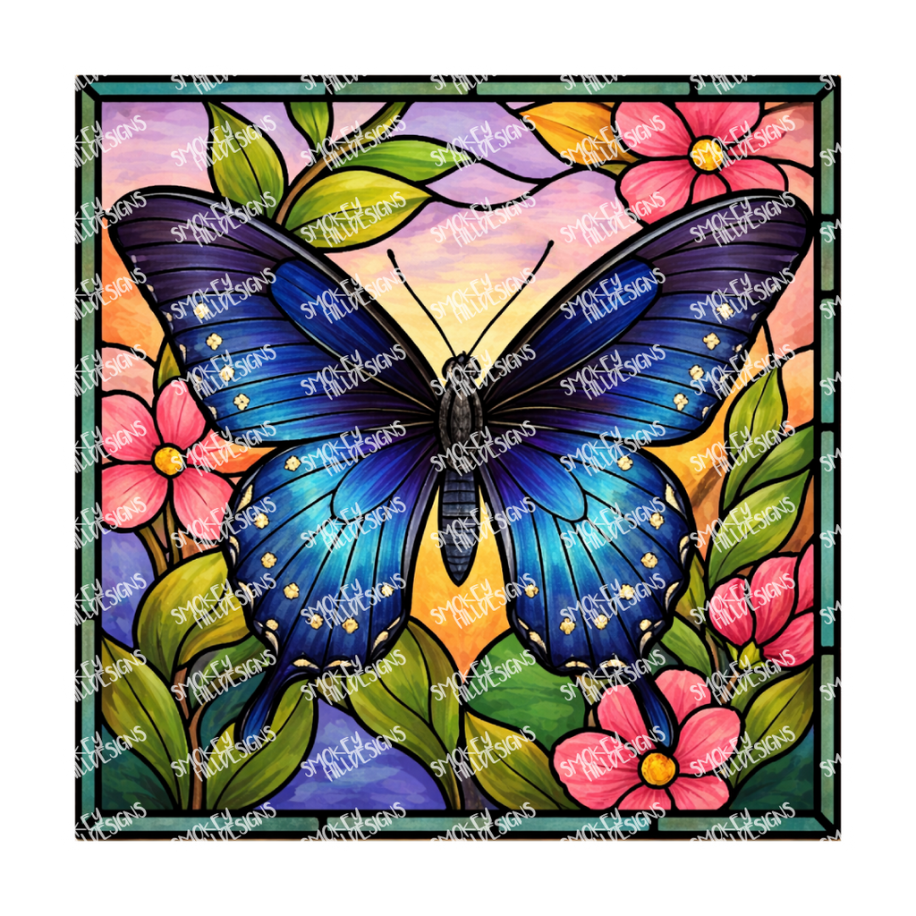 PatternPly® Transparent Insect Series Volume 3 Butterfly 1 art scene artwork
