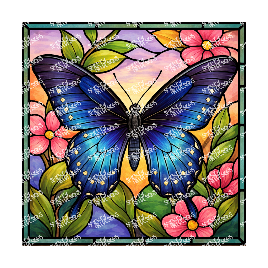 PatternPly® Transparent Insect Series Volume 3 Butterfly 1 art scene artwork