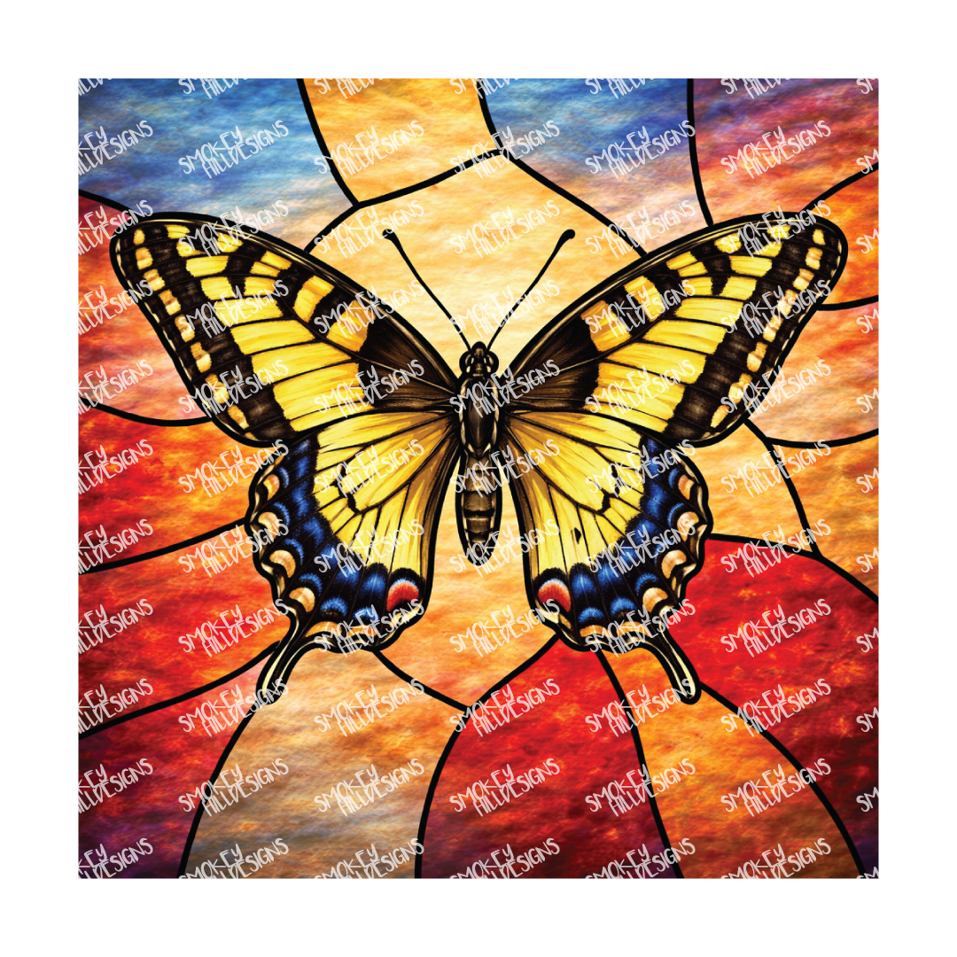 PatternPly® Transparent Insect Series Volume 3 Butterfly 24 art scene artwork