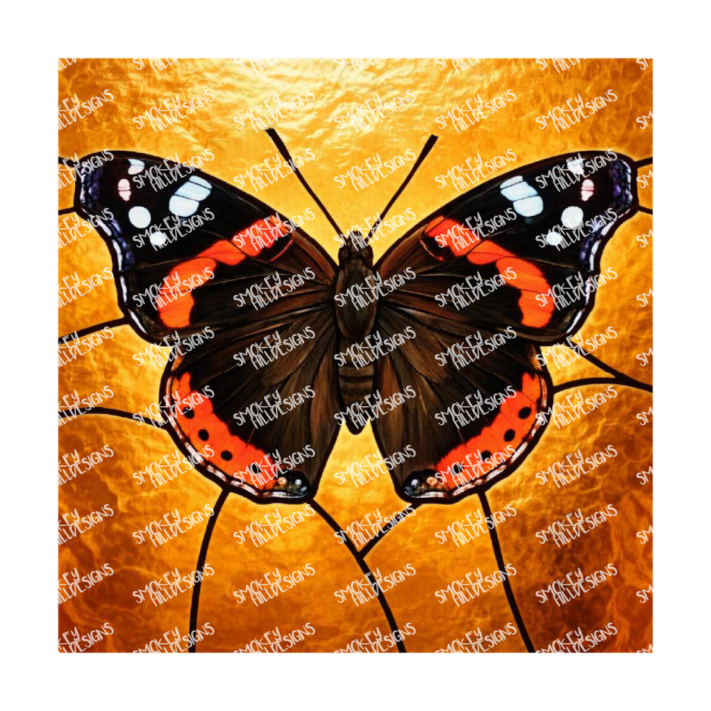 PatternPly® Transparent Insect Series Volume 3 Butterfly 27 art scene artwork