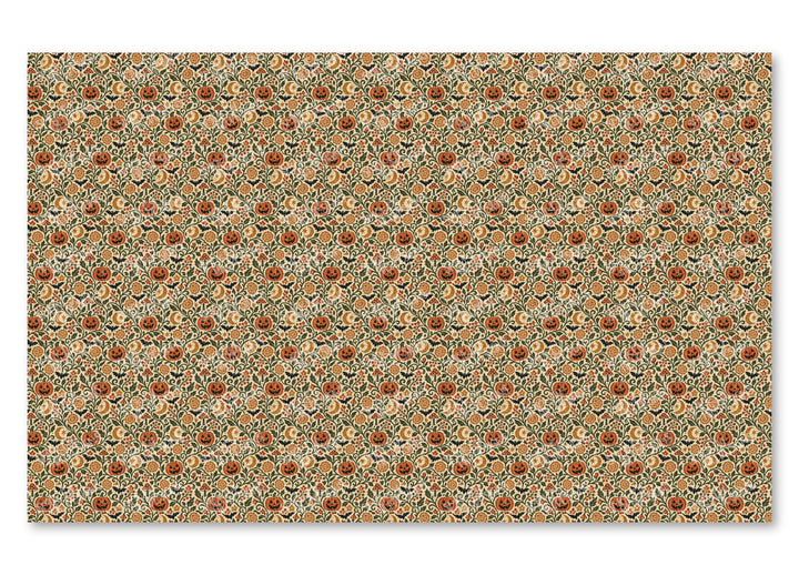PatternPly® Full Coverage Jack O Lantern Parchment