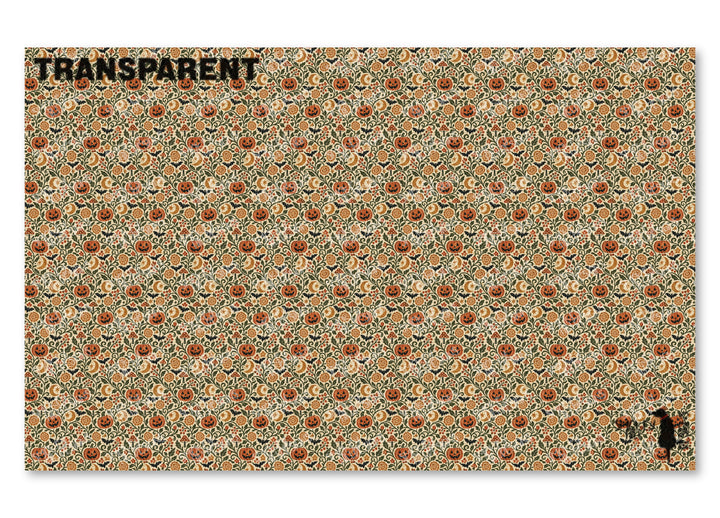 PatternPly® Transparent Jack O Lantern Parchment