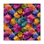 PatternPly® Transparent Jewel Tone Baubles sheet showing the pattern