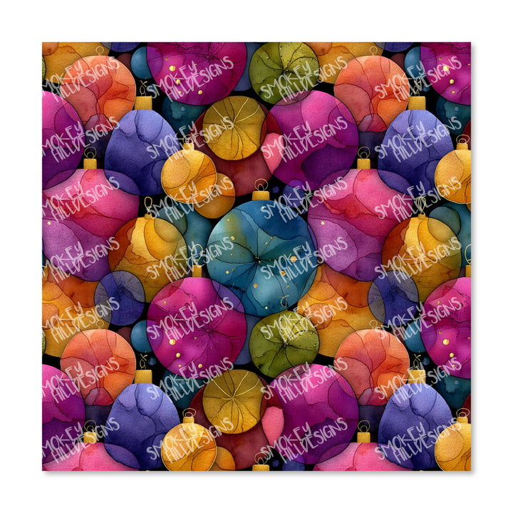 PatternPly® Transparent Jewel Tone Baubles