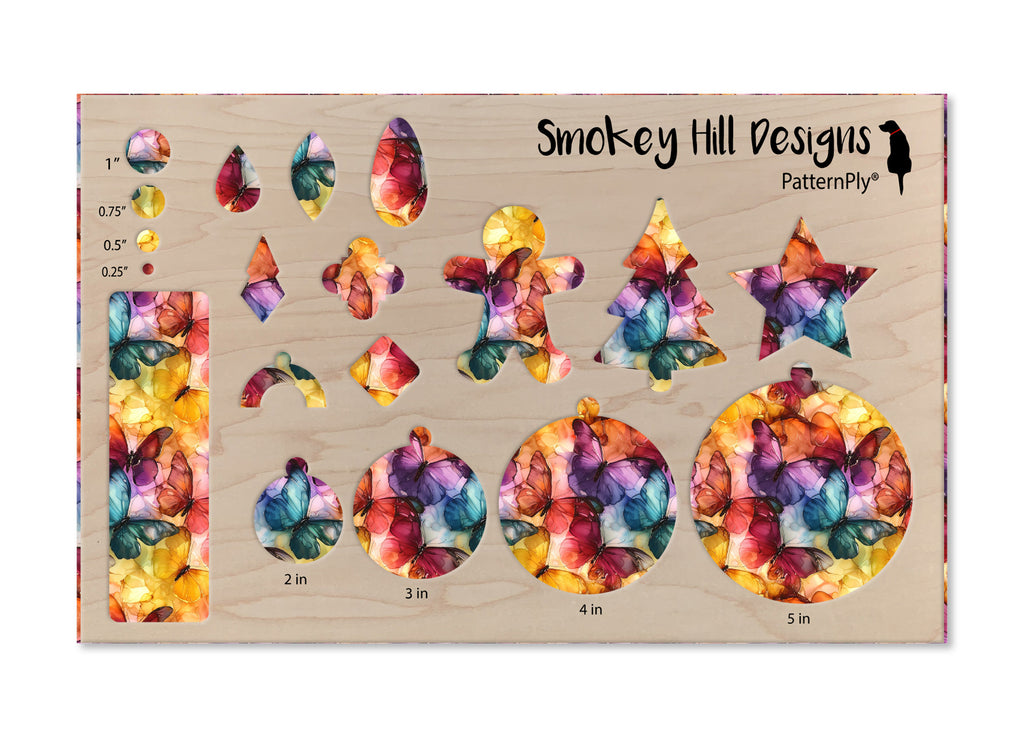 PatternPly® Full Coverage Jeweled Butterflies product photo 3