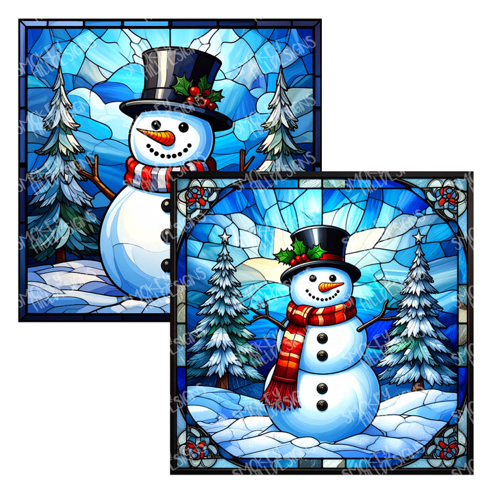 PatternPly® Transparent Jolly Snowmen