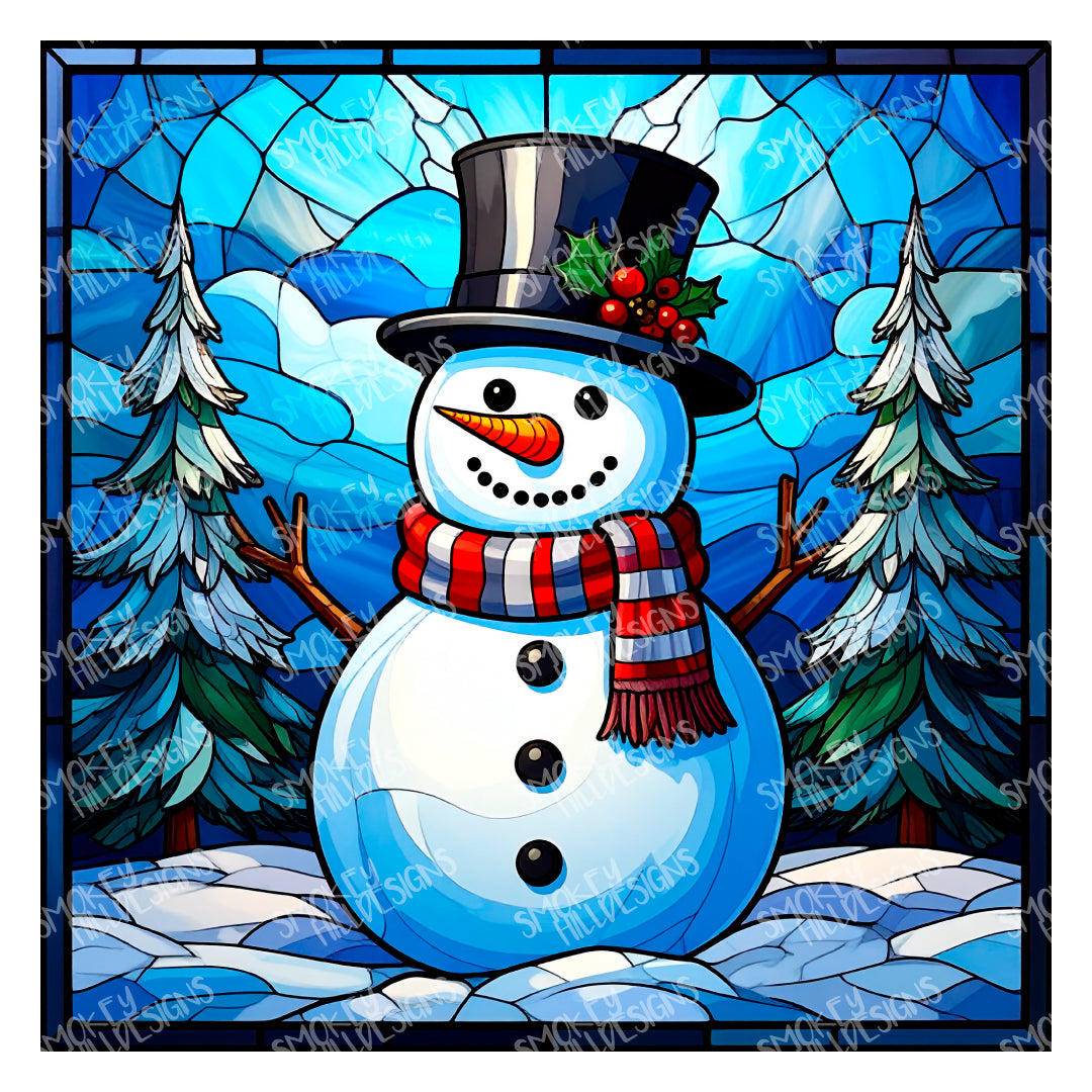 PatternPly® Transparent Jolly Snowmen