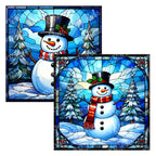 PatternPly® Full Coverage Jolly Snowmen sheet showing the pattern