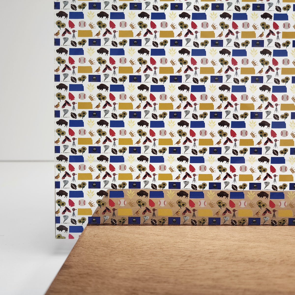 PatternPly® Scattered Kansas Icons sheet showing the pattern