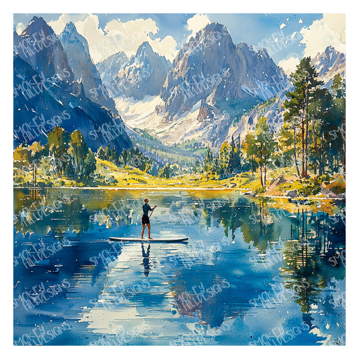PatternPly® Full Coverage Kayak and Paddleboard Mountains