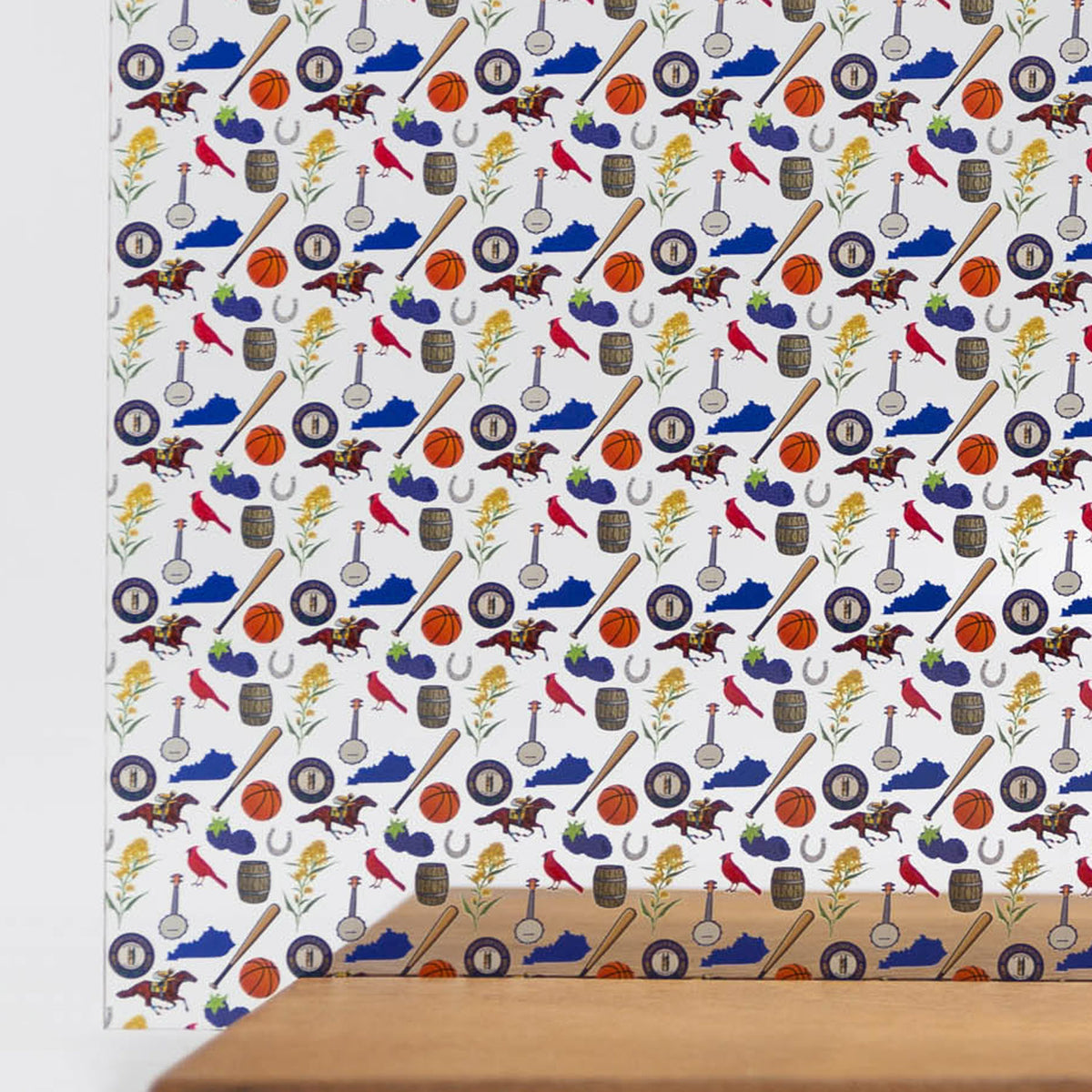 PatternPly® Scattered Kentucky Icons sheet showing the pattern