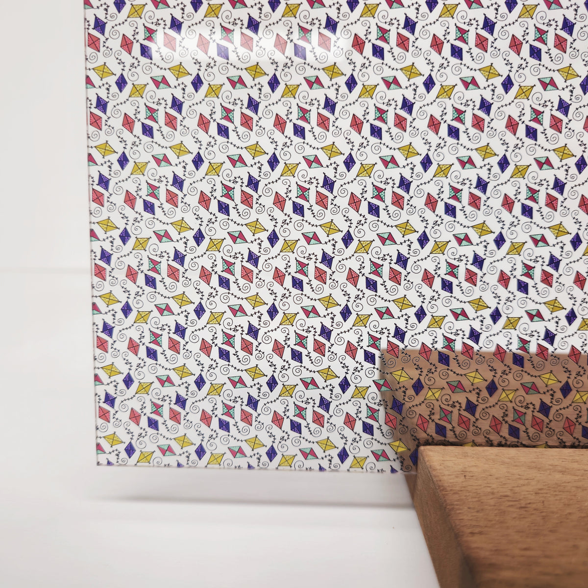 PatternPly® Scattered Kites sheet showing the pattern