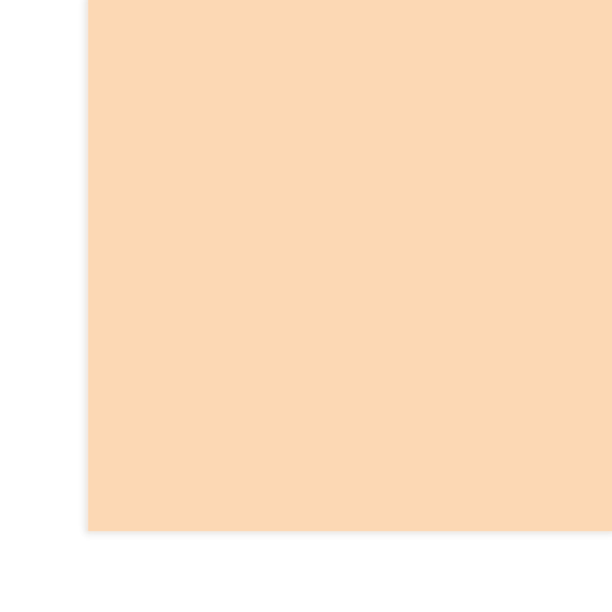 1/8" Whisper Peach - Matte / Gloss acrylic sheet