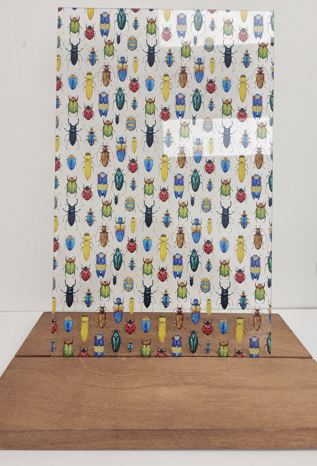 PatternPly® Scattered Large Beetles VERTICAL sheet showing the pattern