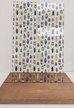 PatternPly® Scattered Large Beetles VERTICAL sheet showing the pattern