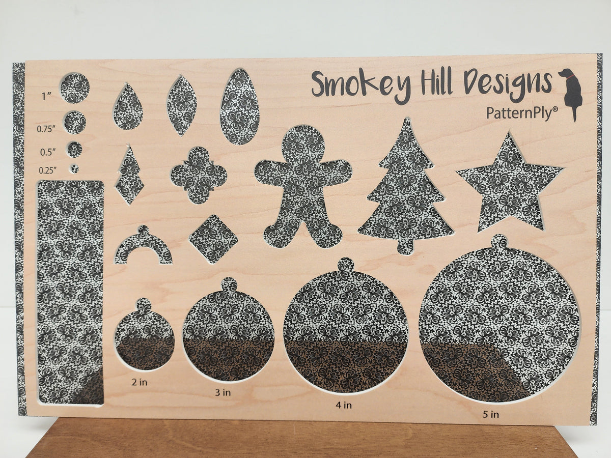 PatternPly® Scattered Lace BLACK product photo 2