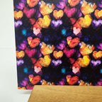 PatternPly® Full Coverage Abstract Hearts LARGE sheet showing the pattern