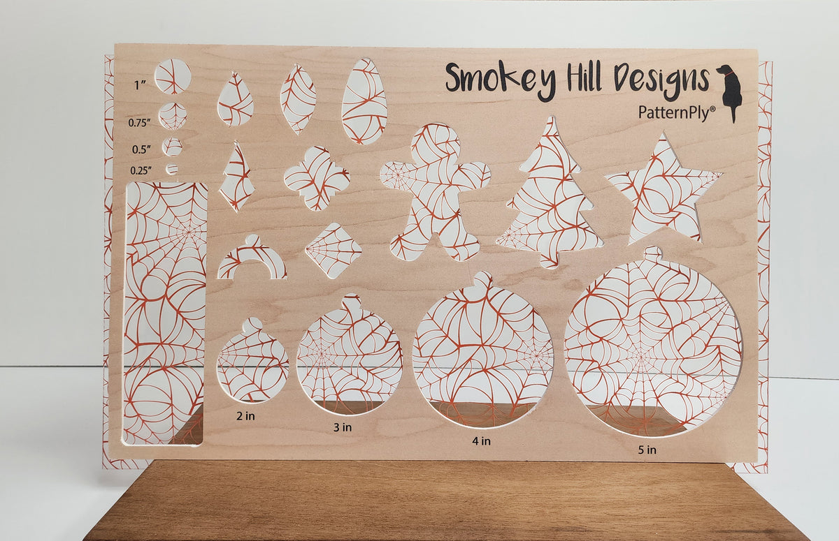 PatternPly® Scattered Vermilion Spiderwebs Large product photo 2