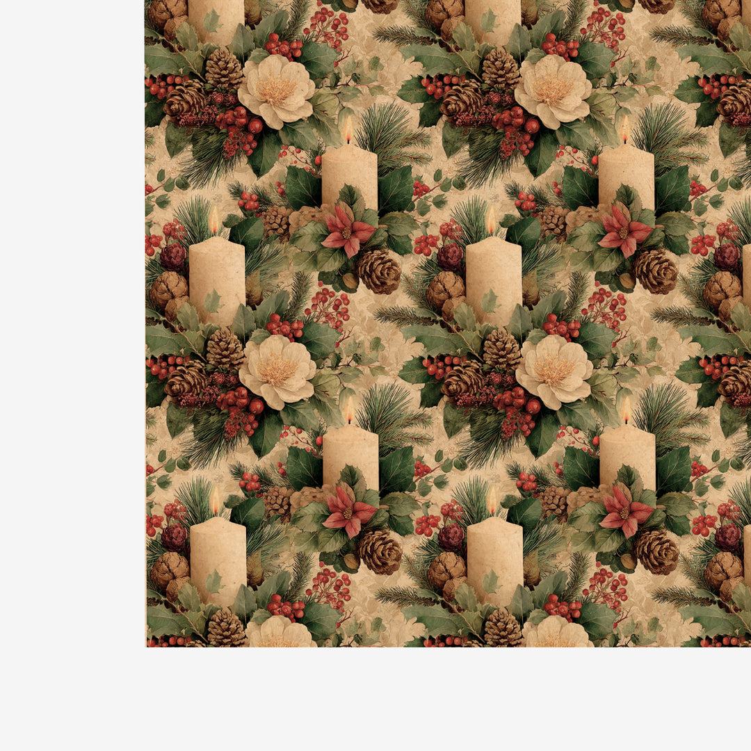 PatternPly® Naturals Large Christmas Candles