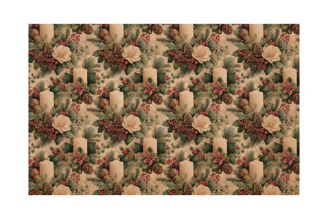 PatternPly® Naturals Large Christmas Candles
