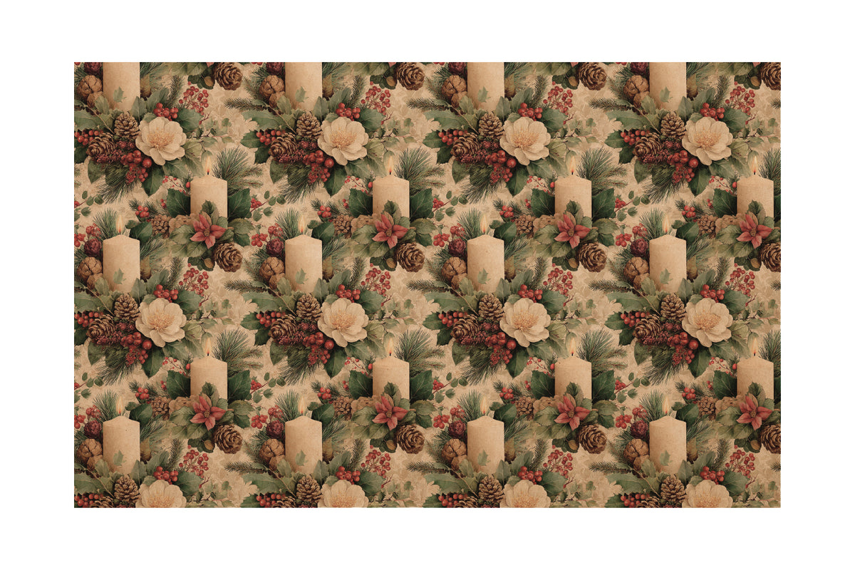PatternPly® Naturals Large Christmas Candles product photo 2