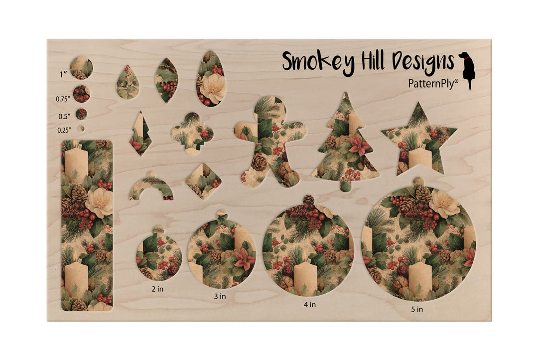 PatternPly® Naturals Large Christmas Candles