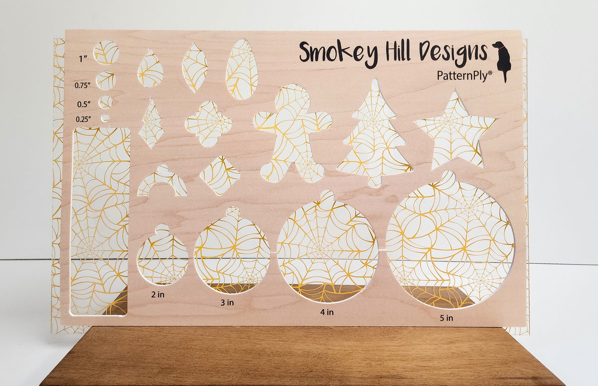 PatternPly® Scattered Light Orange Spiderwebs Large product photo 2