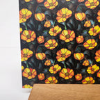 PatternPly® Full Coverage Stained Glass Buttercup LARGE sheet showing the pattern