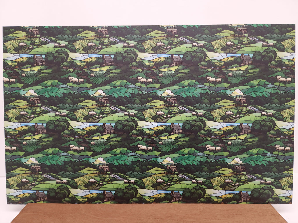 PatternPly® Full Coverage Stained Glass Countryside Large product photo 3