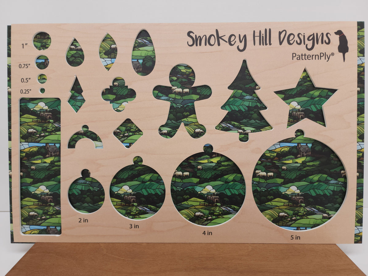 PatternPly® Full Coverage Stained Glass Countryside Large product photo 2