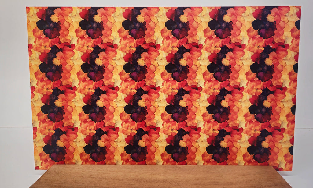 PatternPly® Full Coverage Warm Ink Blossoms product photo 3
